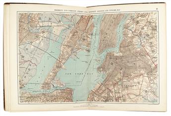 (NEW YORK CITY.) Bien, J. R.; and Vermeule, C. C. Atlas of the Metropolitan District and Adjacent Country.